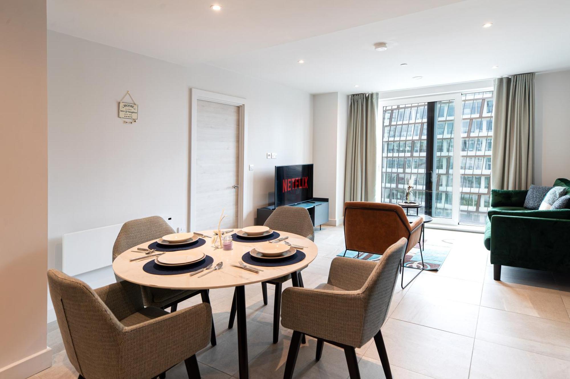 Modern 2 Bedroom City Centre Apartment W Balcony Manchester Luaran gambar